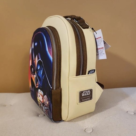 Loungefly Disney Funko Pop! Star Wars Darth Vader Mini Backpack NEW